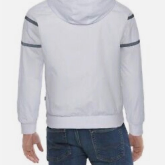 CSG Jacket Mens Black White Full Zip Windbreaker. - Picture 3 of 4